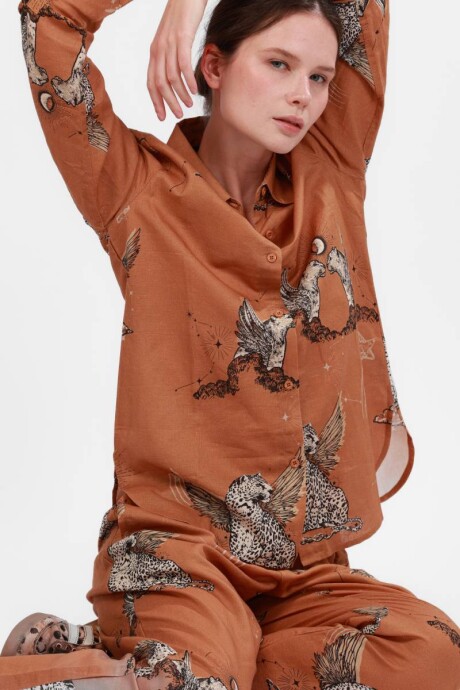 Camisa Astrology Almond Camisa Astrology Almond