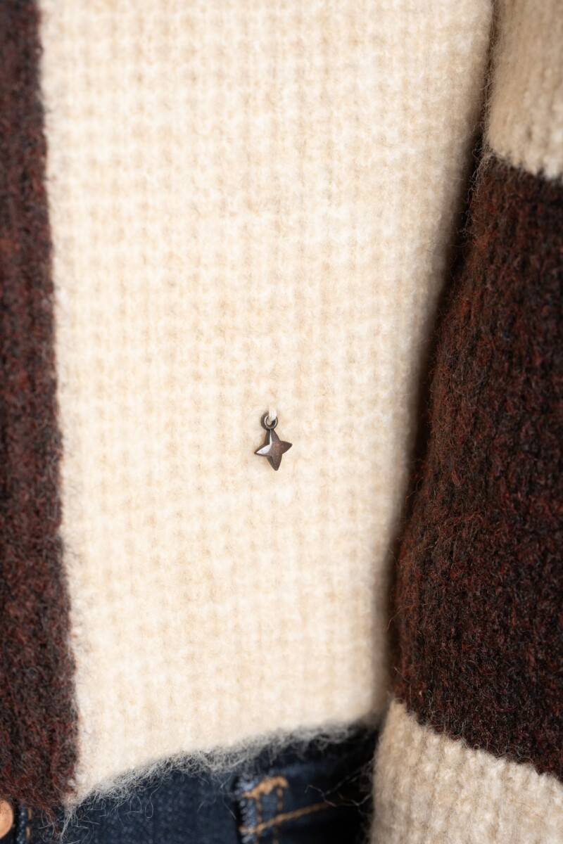 Sweater Rayado Chocolate