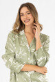 Pijama feather satin Verde claro
