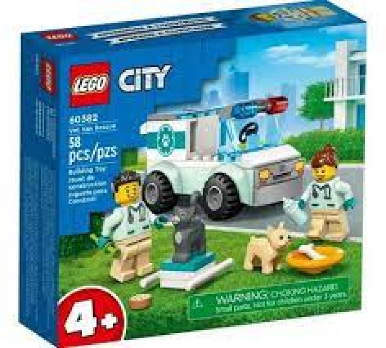 Lego Rescate de furgoneta veterinaria 60382 