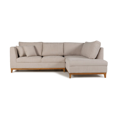 Rinconera Belfast - Tela Microfibra - Chaise derecho 2226 (Beige)