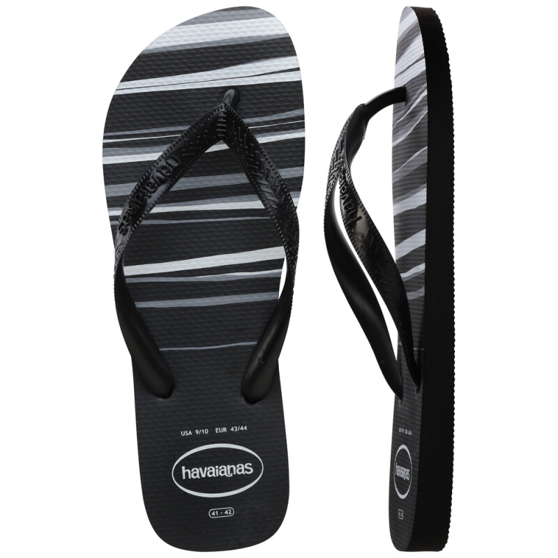 Sandalias Havaianas Top Basic FC Hombre Negro/negro/negro/blanco
