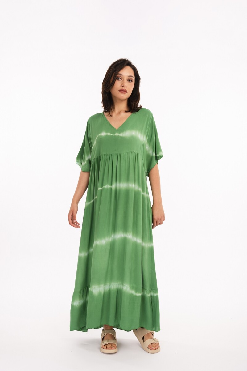 Vestido Largo Aloha - Verde 