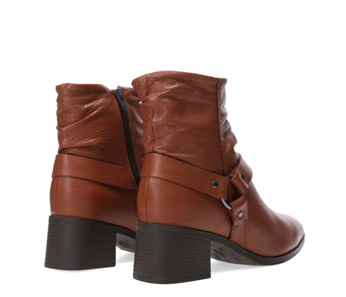 Bota TULHE punta redonda 369002 Conhaque