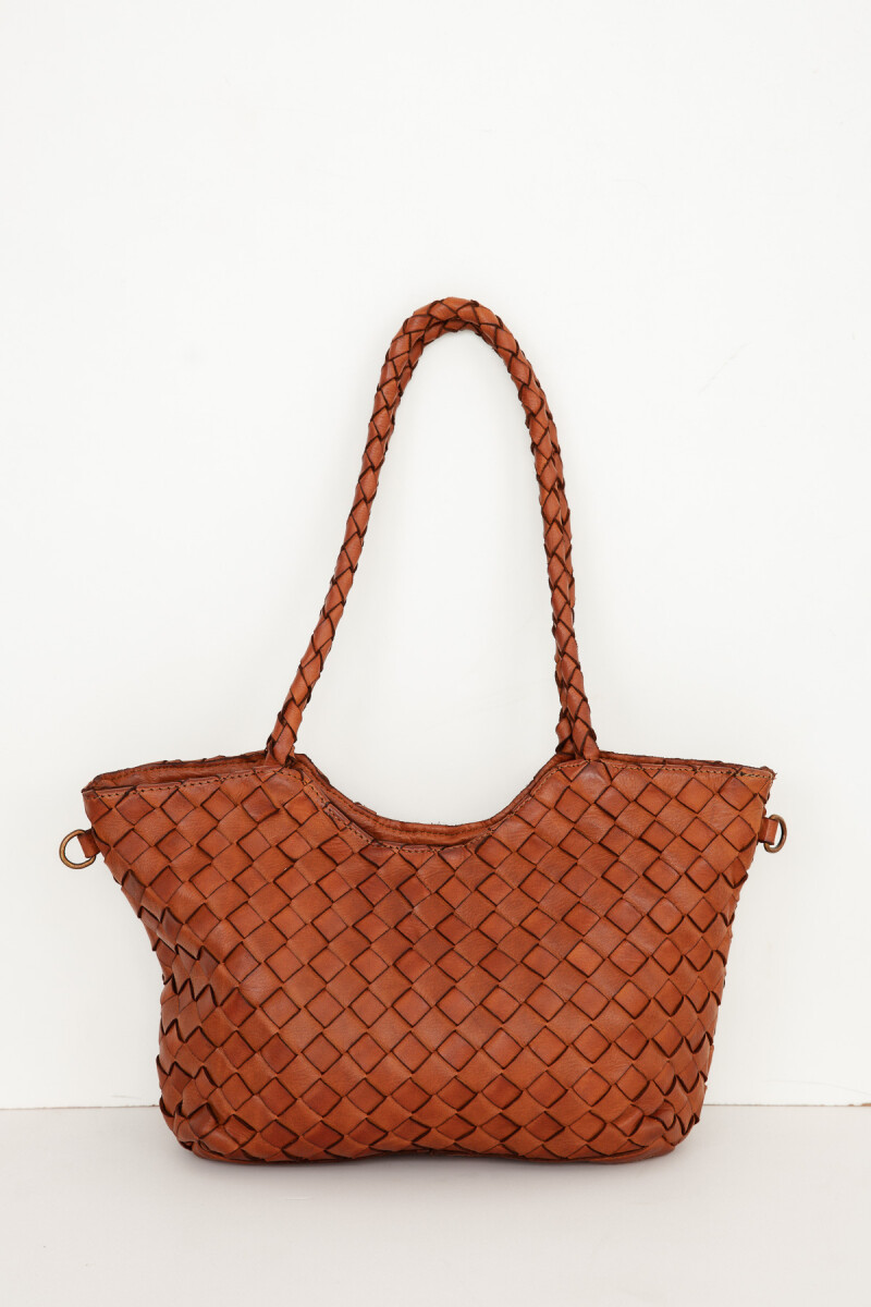Noble Leather Bag Camel