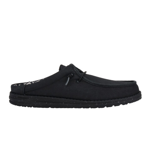 Wally Slip Stretch Canvas - Hombre Black/Black