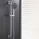 BARRAL DE DUCHA METAL DESLIZANTE BRILLO CROMO 70CM ACERO CROMO