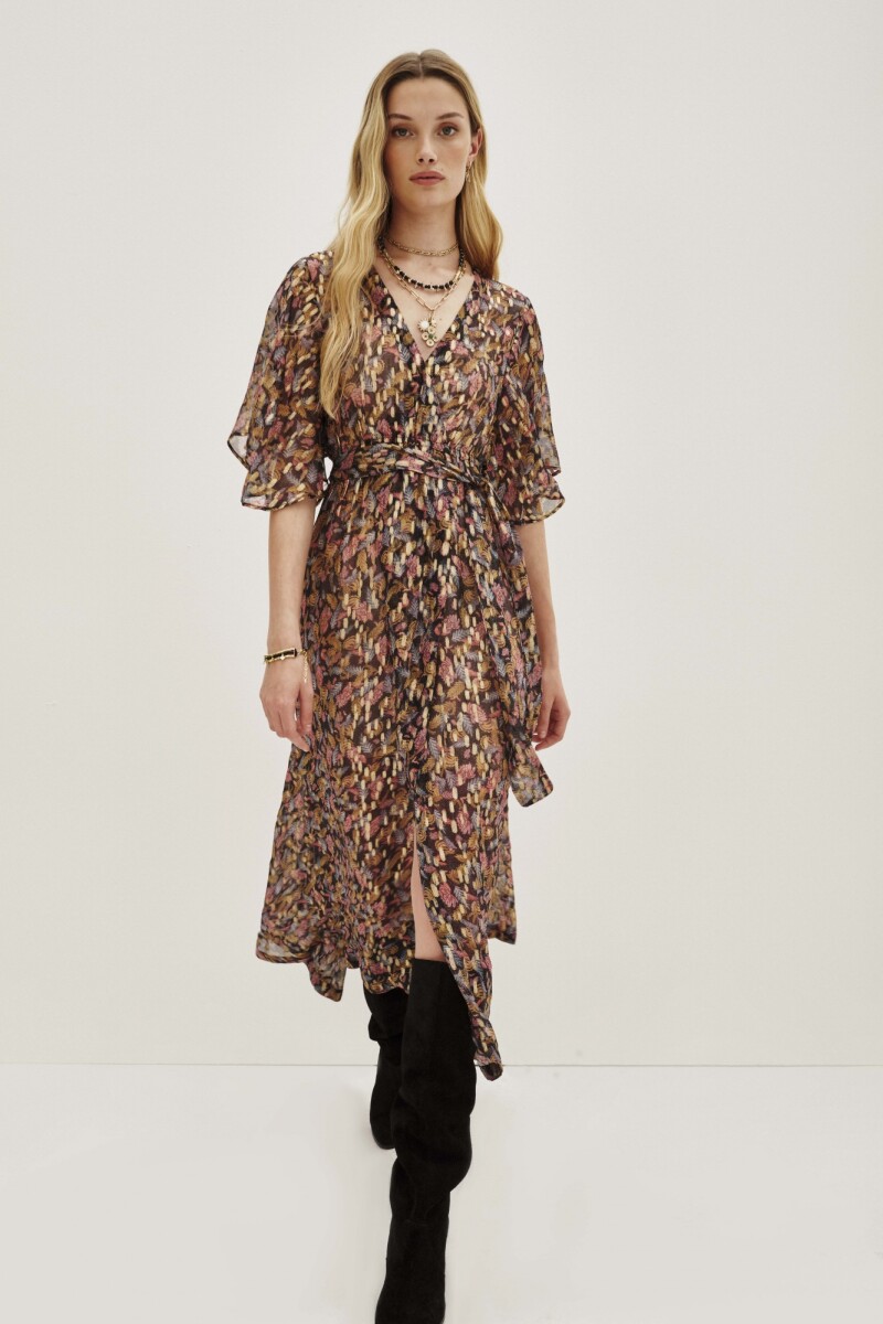 Vestido Andrea Boho Rojo