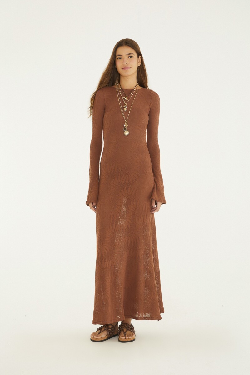 VESTIDO LARGO Crudo