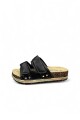 SANDALIA BETTINA 2 VELCROS BT104 Negro