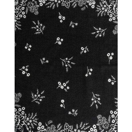 Pañuelo Estampado Negro