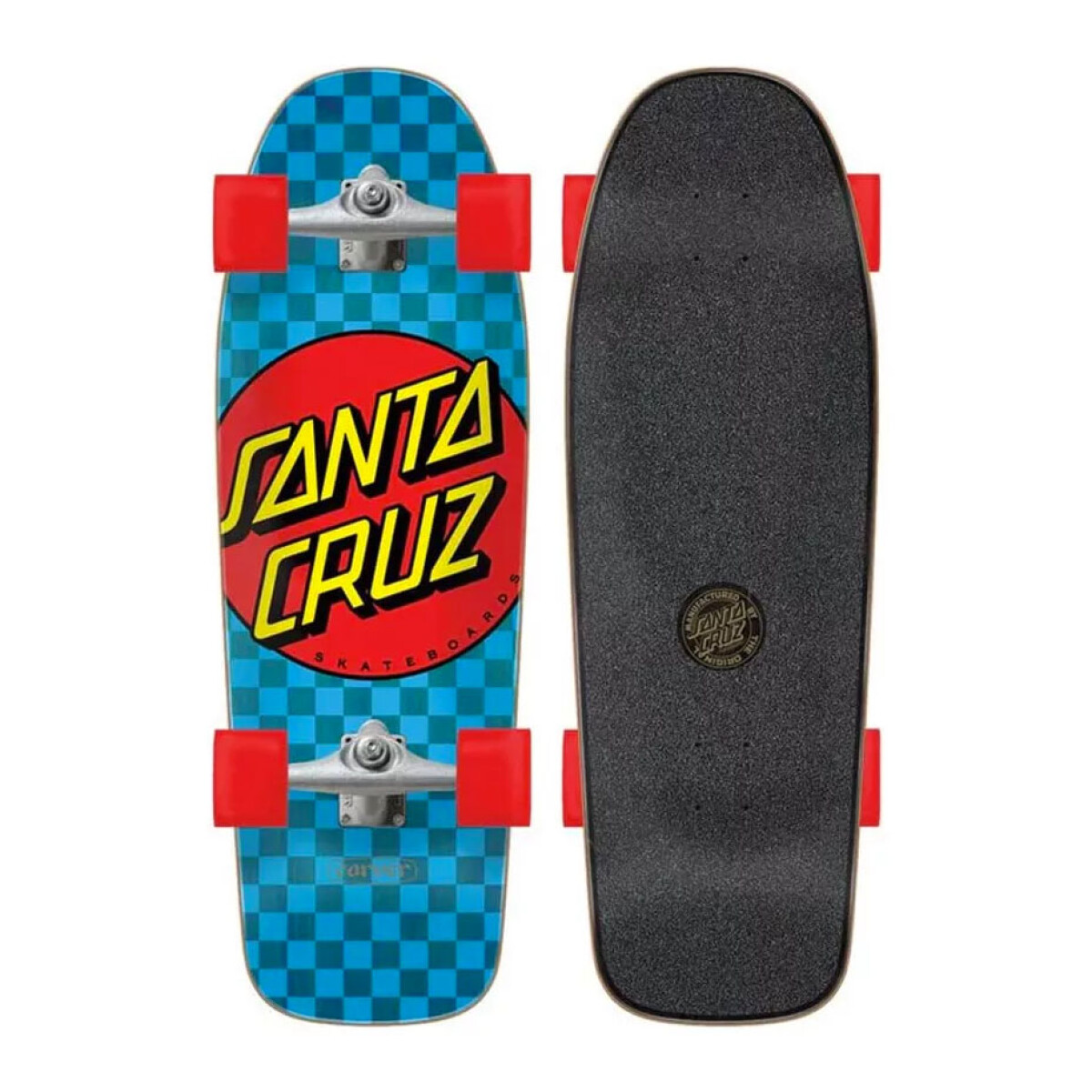 Carver CX Santa Cruz Classic Dot Check 9,80¨ x 30,20¨ - Surfskate Completo 