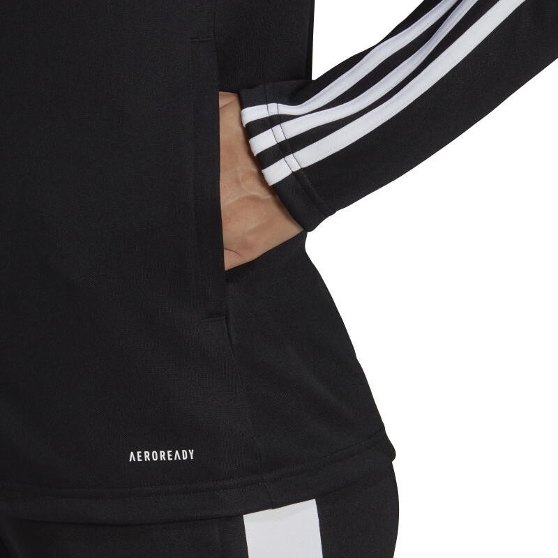 Campera de Mujer Adidas Tiro Wns Negro - Blanco