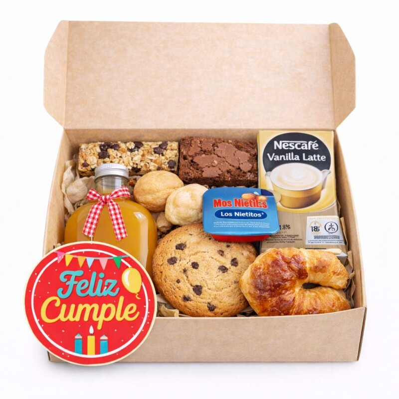 Desayuno mini sorpresa individual - Feliz cumple Desayuno mini sorpresa individual - Feliz cumple