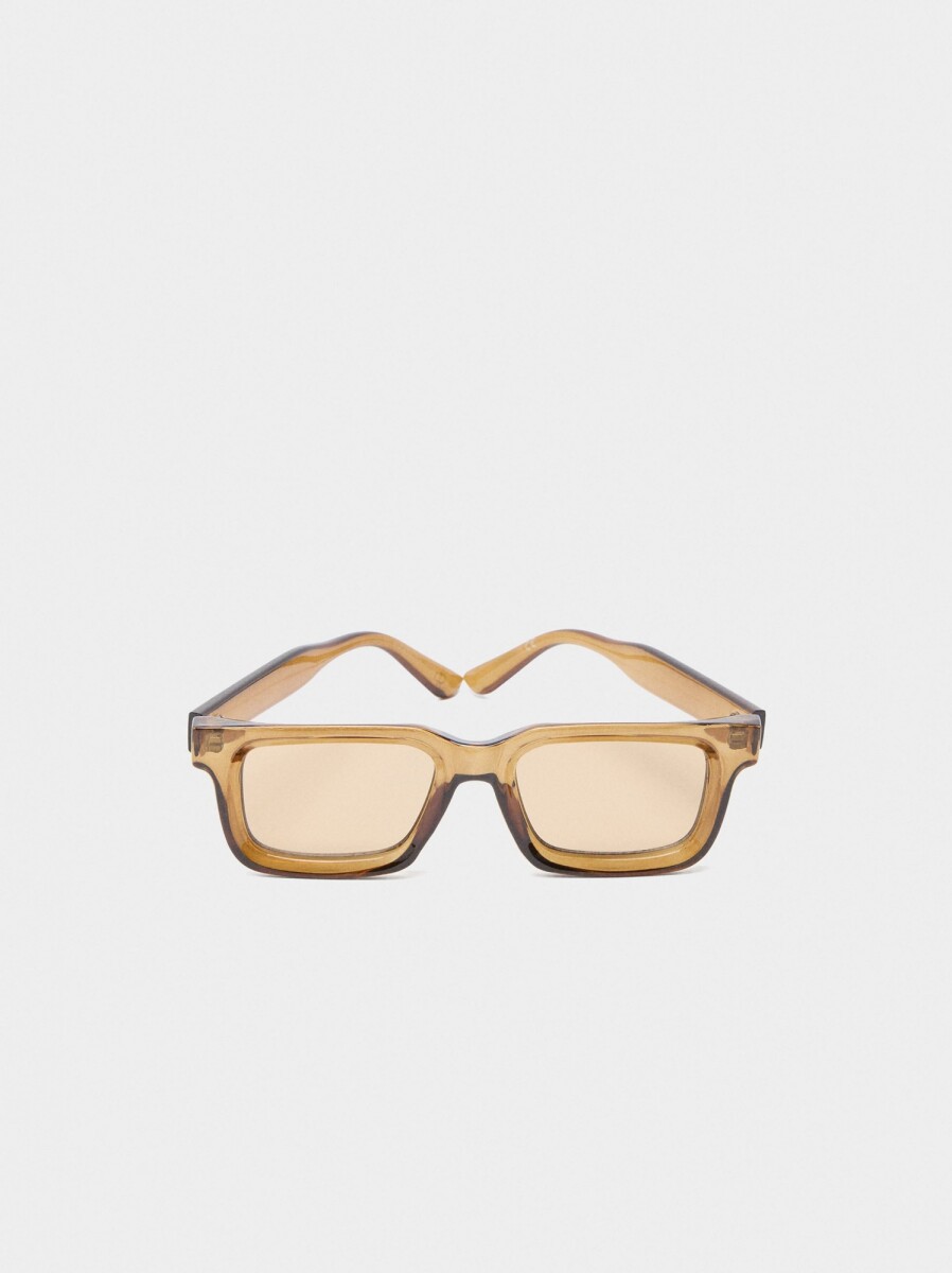 Gafas De Sol Cuadradas - marron 