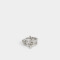 Anillos Medianos y Grandes Con strass Anillo De Metal Con Strass - Plateado