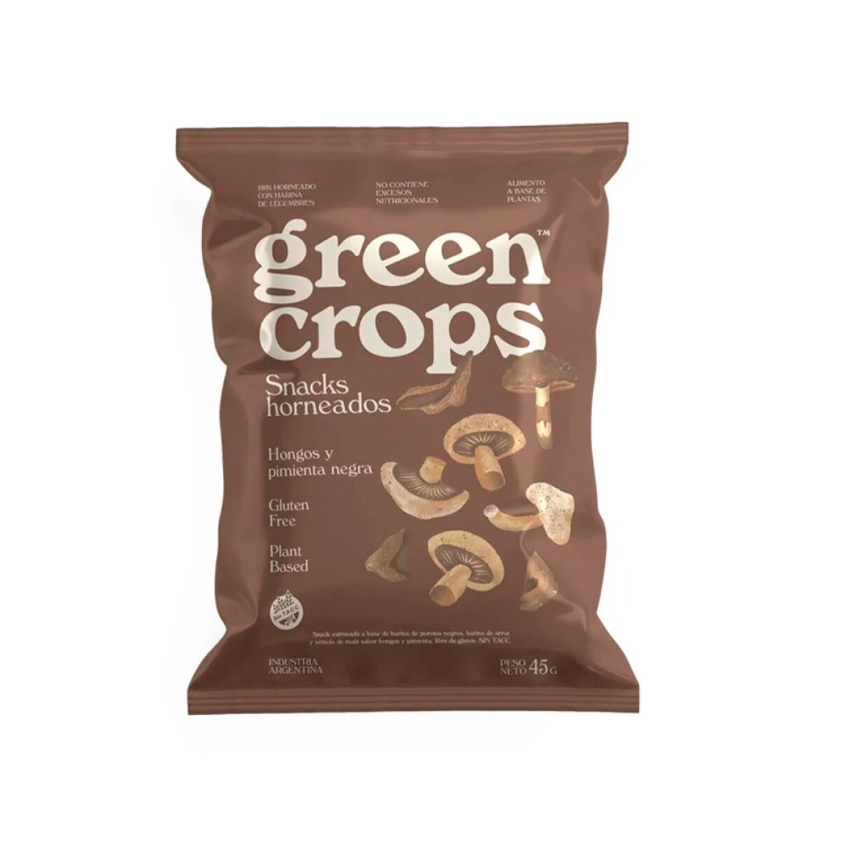 Snack Hongos y Pimienta 95 g Green Crops 