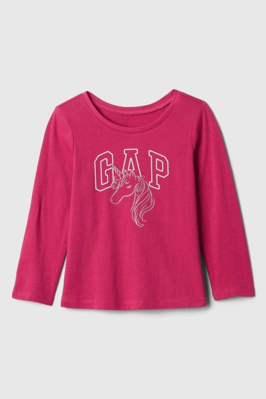 Remera Gráfico Toddler Niña Vivacious Pink 19-2045