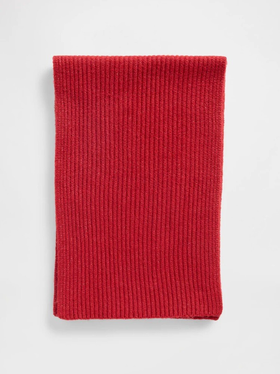 Bufanda Cozy Rib Mujer - Modern Red 