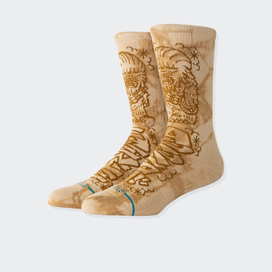 Medias Stance DJ Chewie Crew Beige