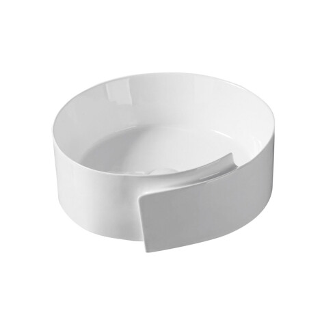 BACHA DE APOYO 43x17 COLOR BLANCO BRILLO BLANCO