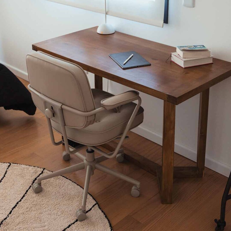 Silla de escritorio Lorenza Beige