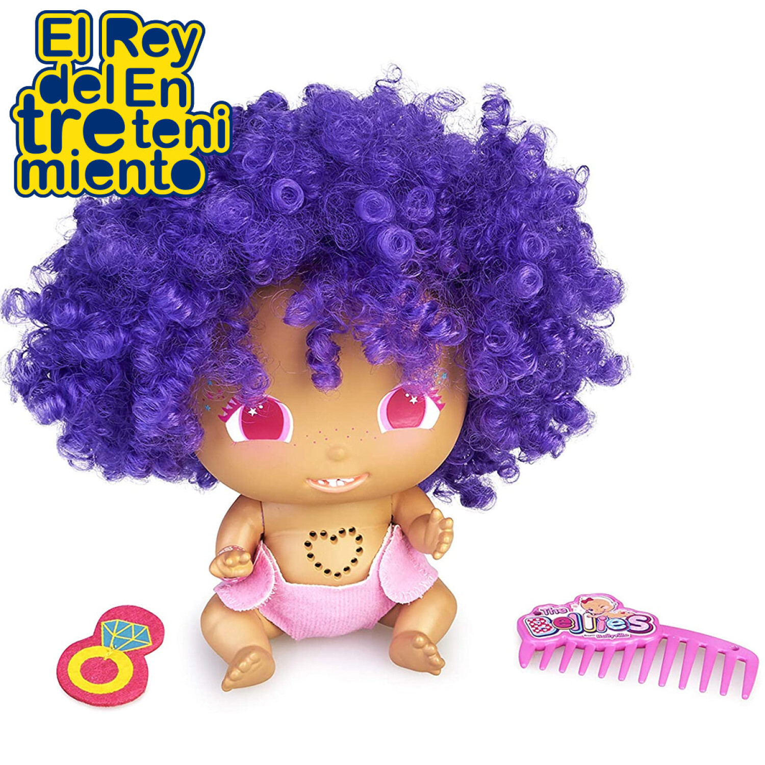 Muñeca violeta sales interactiva