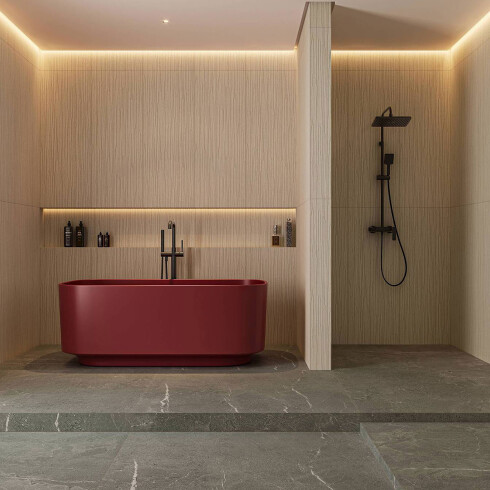 PORCELANATO PARA PISO Y PARED 120X120 TIPO PIEDRA BEIGE OSCURO ACETINADO RECTIFICADO ELIANE GAMAS DE BEIGE