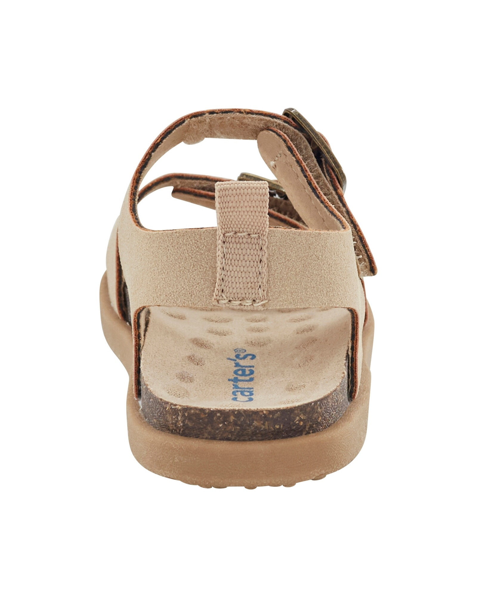 Sandalias con velcro, diseño con hebillas Sin color
