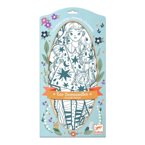 Laminas para colorear Fashion Angele & Firends