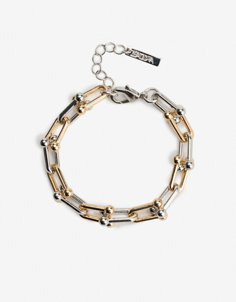 Pulseras Flexibles Metal Pulsera Flexible Metal Biplating - Dorado