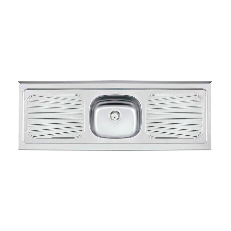 PILETAS DE COCINA MESADA CENTRAL 1500X525 C VALVULA 3 ½ 000
