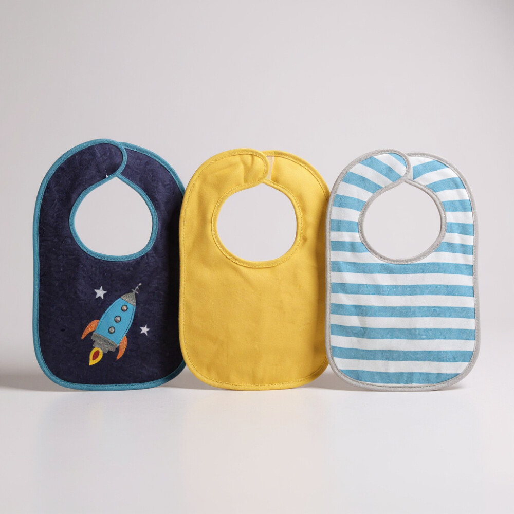 Set x7 baberos c velcro LORELLI space