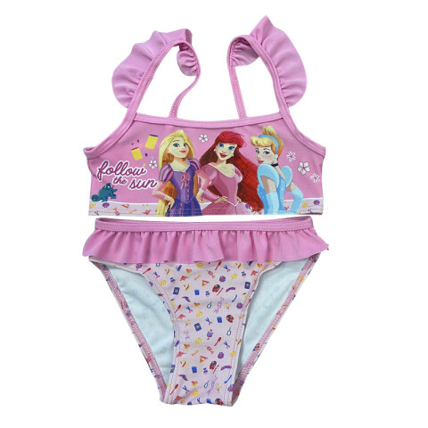 Malla Bikini 2 Piezas Princesas Talle 2/10 ROSA