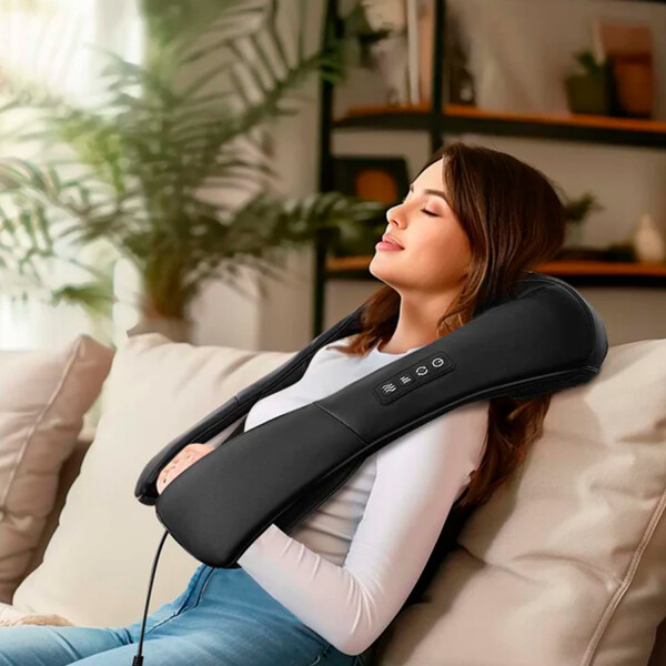 Masajeador Like Lk-mj01/02 Corporal Shiatsu NEGRO