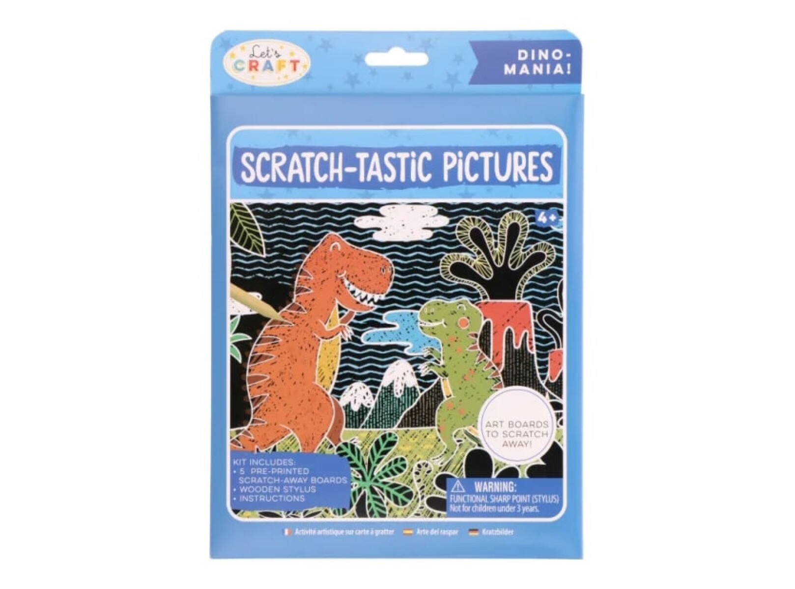 Laminas Scratch Lets Craft - Dino 