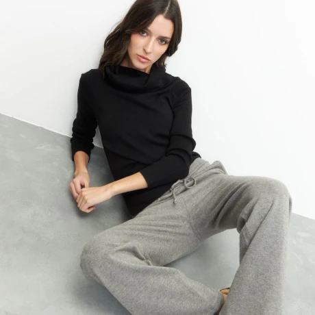 PANTALÓN TEDY Gris Melange