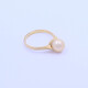 Anillo oro 18k con perla de cultivo 8 mm. Anillo oro 18k con perla de cultivo 8 mm.
