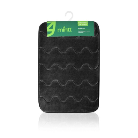 Alfombra de Baño Memory Foam 40x60cm Gris Oscuro