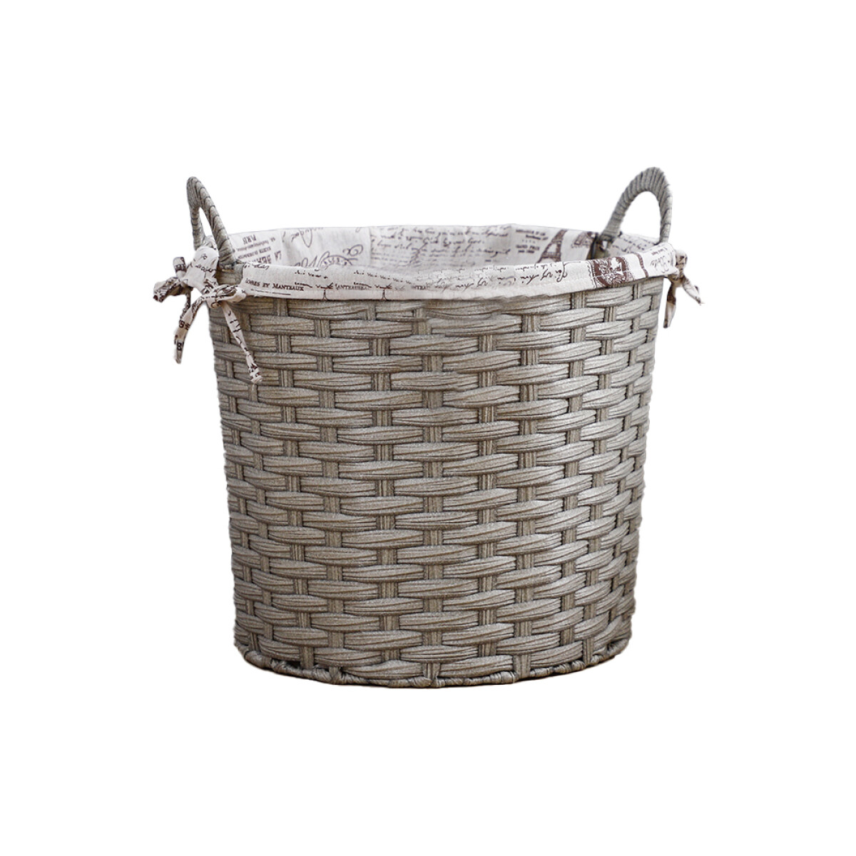 Cesto Decorativo Color Gris 