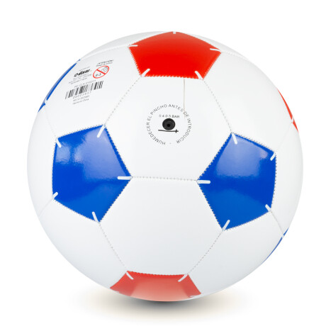 Pelota Classic N°5 Diámetro 22CM BLANCO-ROJO-AZUL
