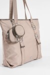 Shopper con monederos removibles beige