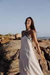 Kerchieff Dress Largo Beige