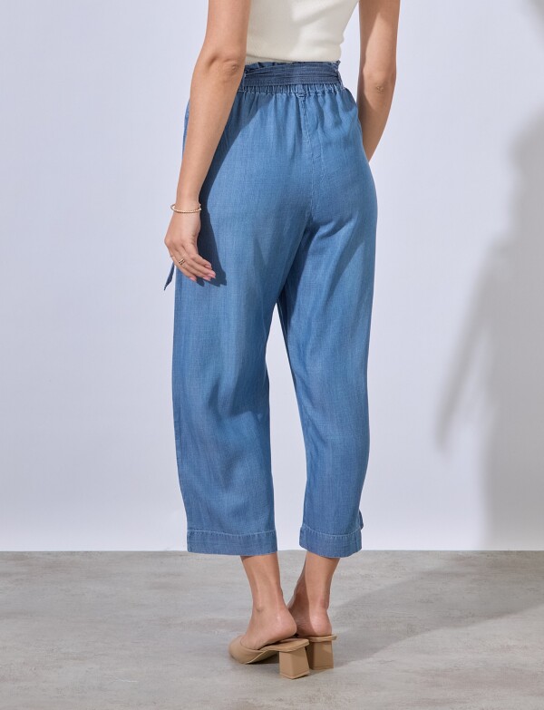 Pantalon Tencel JEAN OSCURO