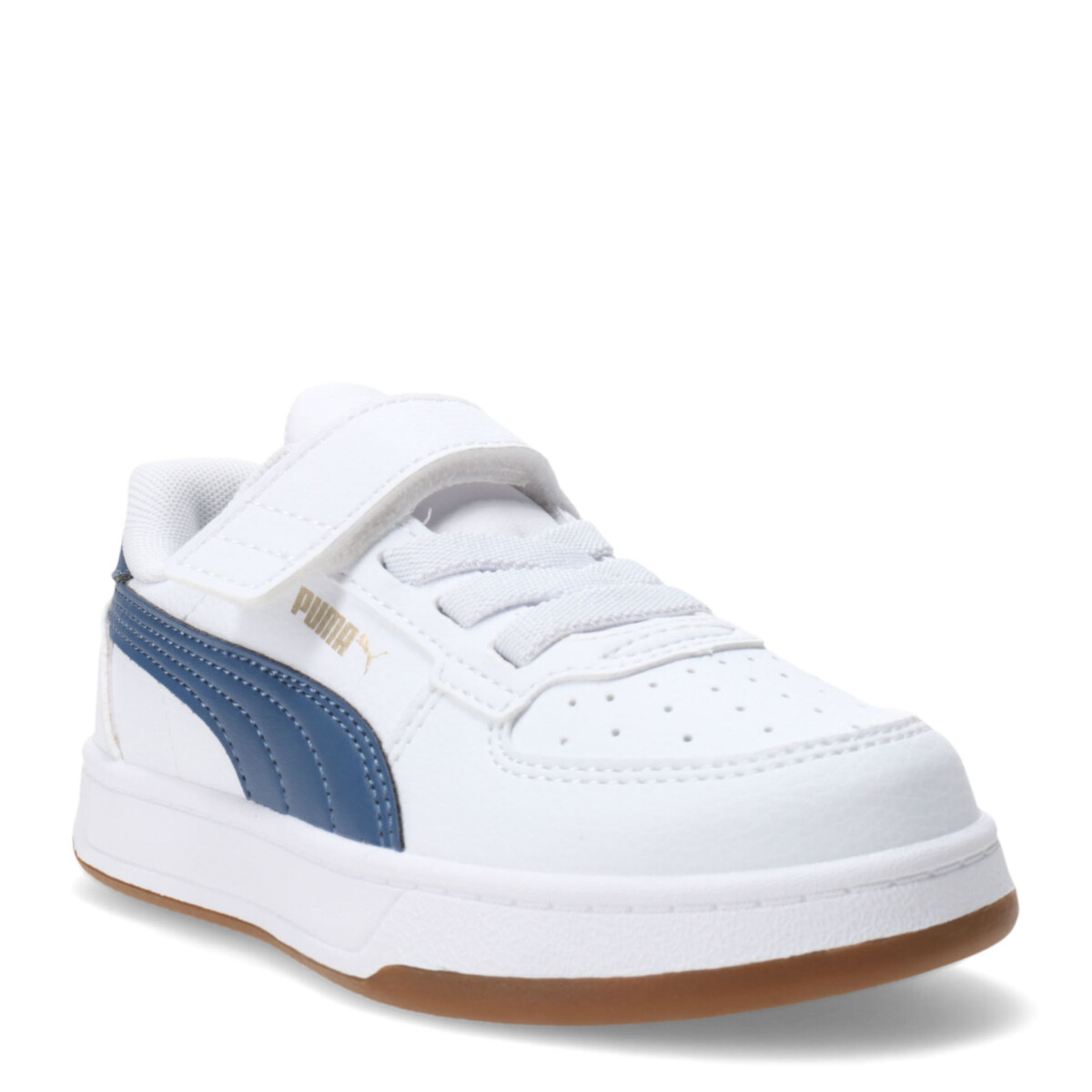 Championes Infantiles Puma Caven 2.0 Block - Blanco - Azul 