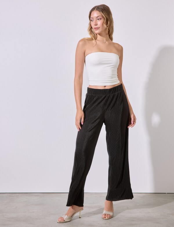 Pantalon Plisado NEGRO