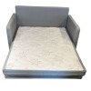 SOFA CAMA 146 MTS - PARRILLA EXTENSIBLE TELA GRIS - ALMOHADONES TELA CLARA SOFA CAMA 146 MTS - PARRILLA EXTENSIBLE TELA GRIS - ALMOHADONES TELA CLARA