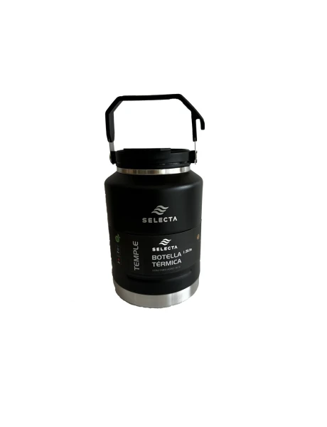 BOTELLA TERMICA 1.5L ACERO C/PICO NEGRO BOTELLA TERMICA 1.5L ACERO C/PICO NEGRO