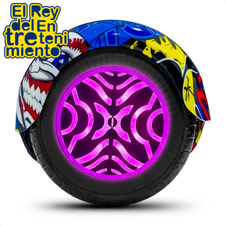 Hoverboard Skate Eléctrico + Control + Silla + Conos Grafiti