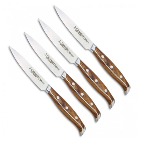 CUCHILLO 3 CLAVELES CHULETEROS WAGYU SET X 4 50428 CUCHILLO 3 CLAVELES CHULETEROS WAGYU SET X 4 50428